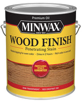 Minwax 710460000 Wood Stain, Oil Base, Red Chestnut, Liquid, 1 gal